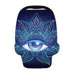 Eye of Providence Flower Print Baby Seat Cover