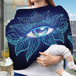 Eye of Providence Flower Print Baby Seat Cover