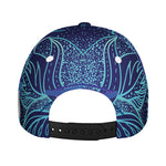 Eye of Providence Flower Print Baseball Cap