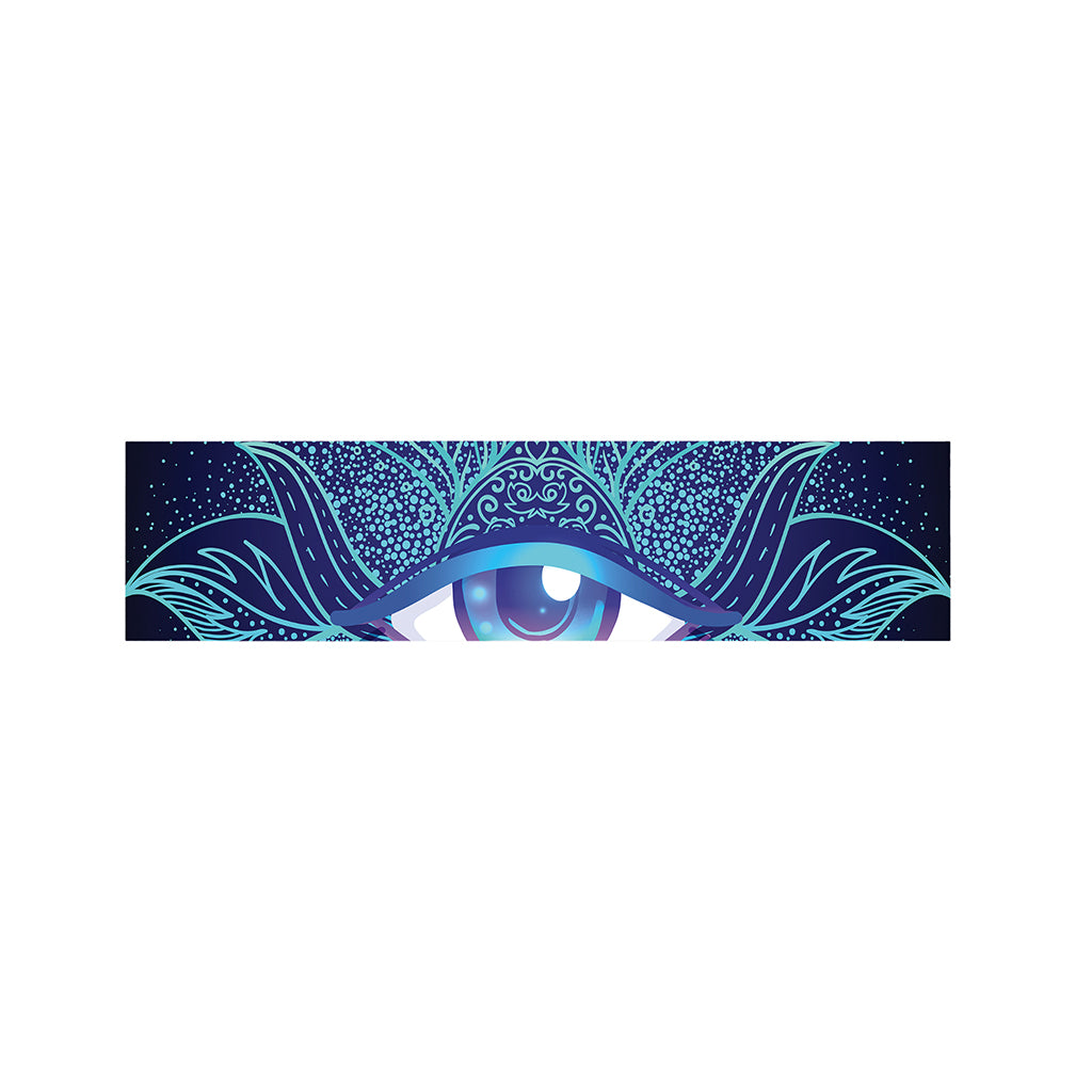 Eye of Providence Flower Print Bed Runner