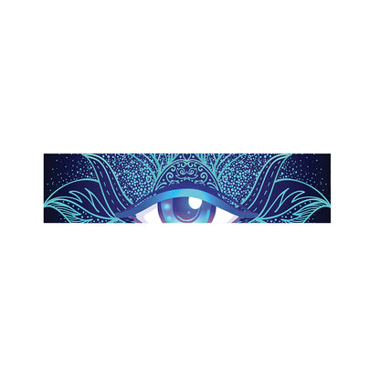 Eye of Providence Flower Print Bed Runner