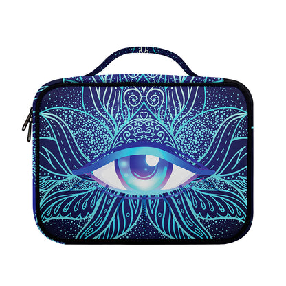 Eye of Providence Flower Print Briefcase Bible Bag