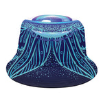 Eye of Providence Flower Print Bucket Hat