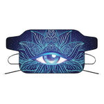Eye of Providence Flower Print Car Windshield Snow Cover