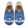Eye of Providence Flower Print Casual Shoes