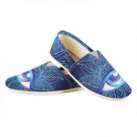Eye of Providence Flower Print Casual Shoes