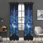 Eye of Providence Flower Print Curtain