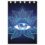 Eye of Providence Flower Print Curtain