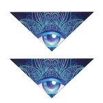 Eye of Providence Flower Print Dog Bandana
