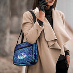 Eye of Providence Flower Print Double Strap Bible Bag