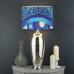 Eye of Providence Flower Print Drum Lamp Shade