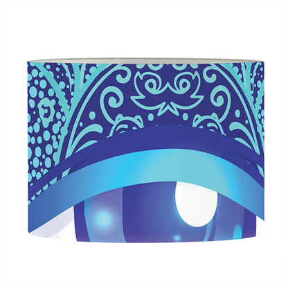 Eye of Providence Flower Print Drum Lamp Shade