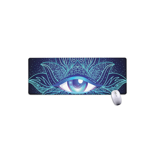 Eye of Providence Flower Print Extended Mouse Pad