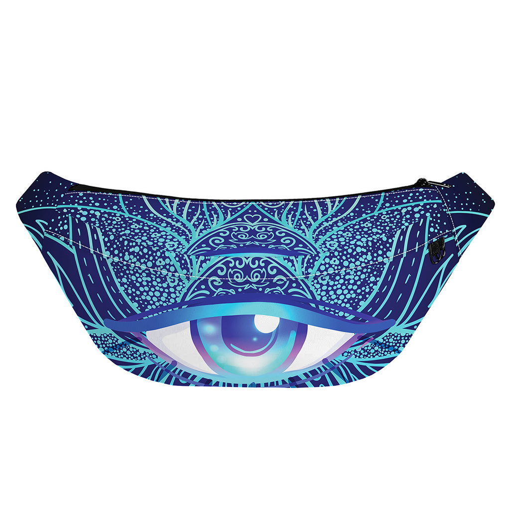 Eye of Providence Flower Print Fanny Pack