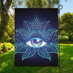 Eye of Providence Flower Print Garden Flag