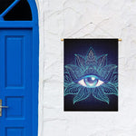 Eye of Providence Flower Print Garden Flag