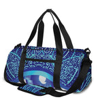 Eye of Providence Flower Print Gym Bag