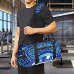 Eye of Providence Flower Print Gym Bag