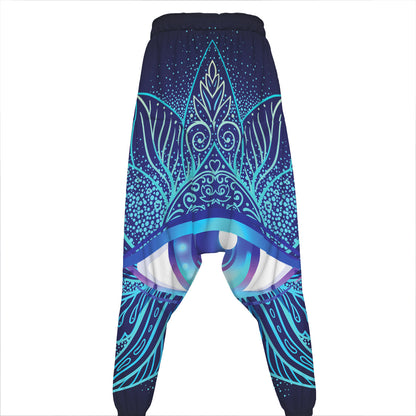 Eye of Providence Flower Print Hammer Pants