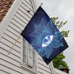 Eye of Providence Flower Print House Flag