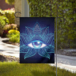 Eye of Providence Flower Print House Flag