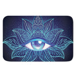 Eye of Providence Flower Print Indoor Door Mat