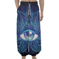 Eye of Providence Flower Print Lantern Pants