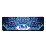 Eye of Providence Flower Print Long Kitchen Mat