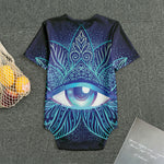 Eye of Providence Flower Print Men's Bodysuit