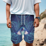 Eye of Providence Flower Print Men's Cargo Shorts