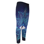 Eye of Providence Flower Print Men's Compression Pants