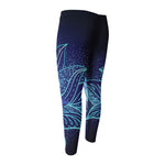 Eye of Providence Flower Print Men's Compression Pants