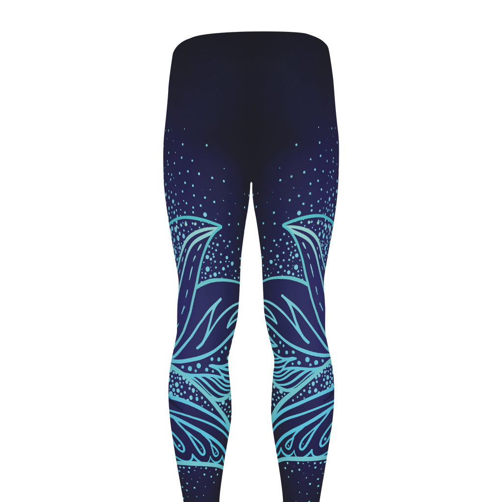 Eye of Providence Flower Print Men's leggings
