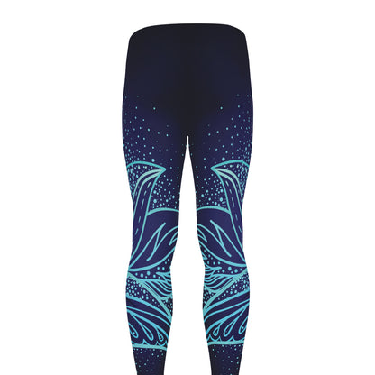 Eye of Providence Flower Print Men's leggings