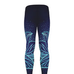 Eye of Providence Flower Print Men's leggings