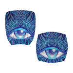 Eye of Providence Flower Print Office Chair Cover