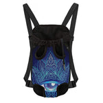 Eye of Providence Flower Print Pet Carrier Backpack