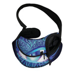 Eye of Providence Flower Print Pet Sling Carrier