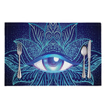 Eye of Providence Flower Print Placemat
