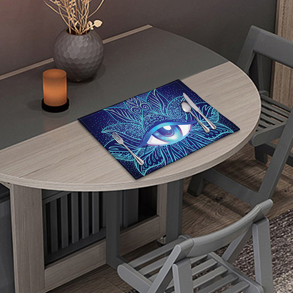 Eye of Providence Flower Print Placemat