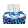 Eye of Providence Flower Print Rectangle Tissue Box Cover