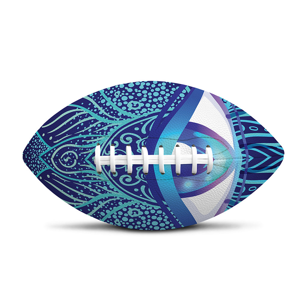 Eye of Providence Flower Print Rugby Ball