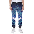 Eye of Providence Flower Print Joggers
