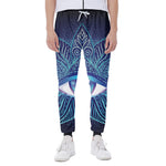 Eye of Providence Flower Print Scuba Joggers