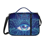 Eye of Providence Flower Print Shoulder Strap Bible Bag
