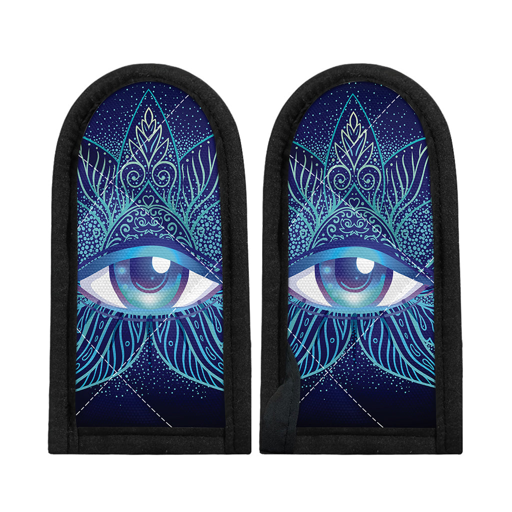 Eye of Providence Flower Print Skillet Handle Cover