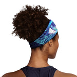 Eye of Providence Flower Print Sports Headband