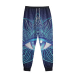 Eye of Providence Flower Print Sweatpants