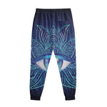 Eye of Providence Flower Print Sweatpants