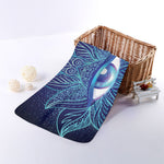 Eye of Providence Flower Print Towel